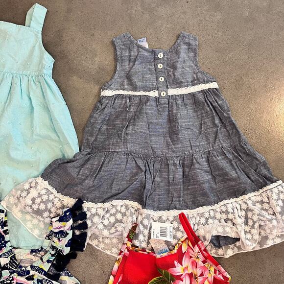 Lydia Jane Cat Jack Kala Hawaii Lemon Kiss toddler girls 4T Dress bundle 4 set - Picture 8 of 9